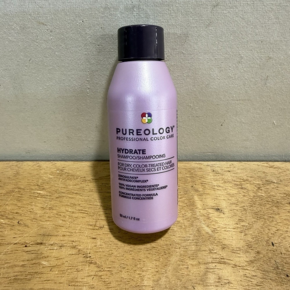 Pureology Hydrate Shampoo Travel Size 1.7 fl oz Color Treated Hair Care New